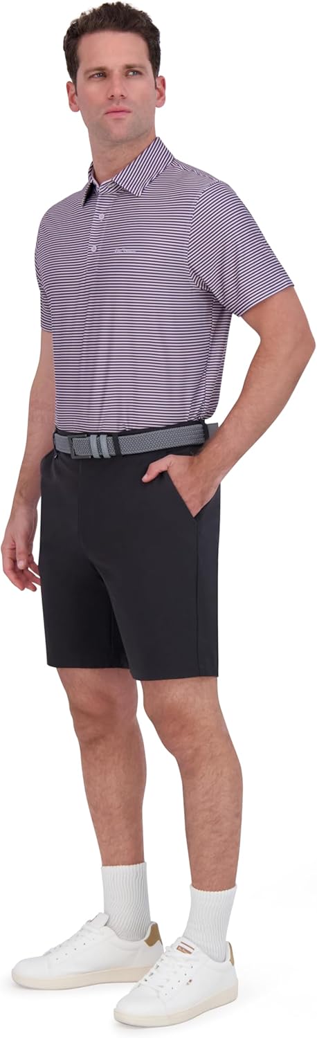 Ben Sherman Mens Performance Golf Shirts– Stretch, Extra Soft Fabric, Moisture-Wicking, Odor Resistant