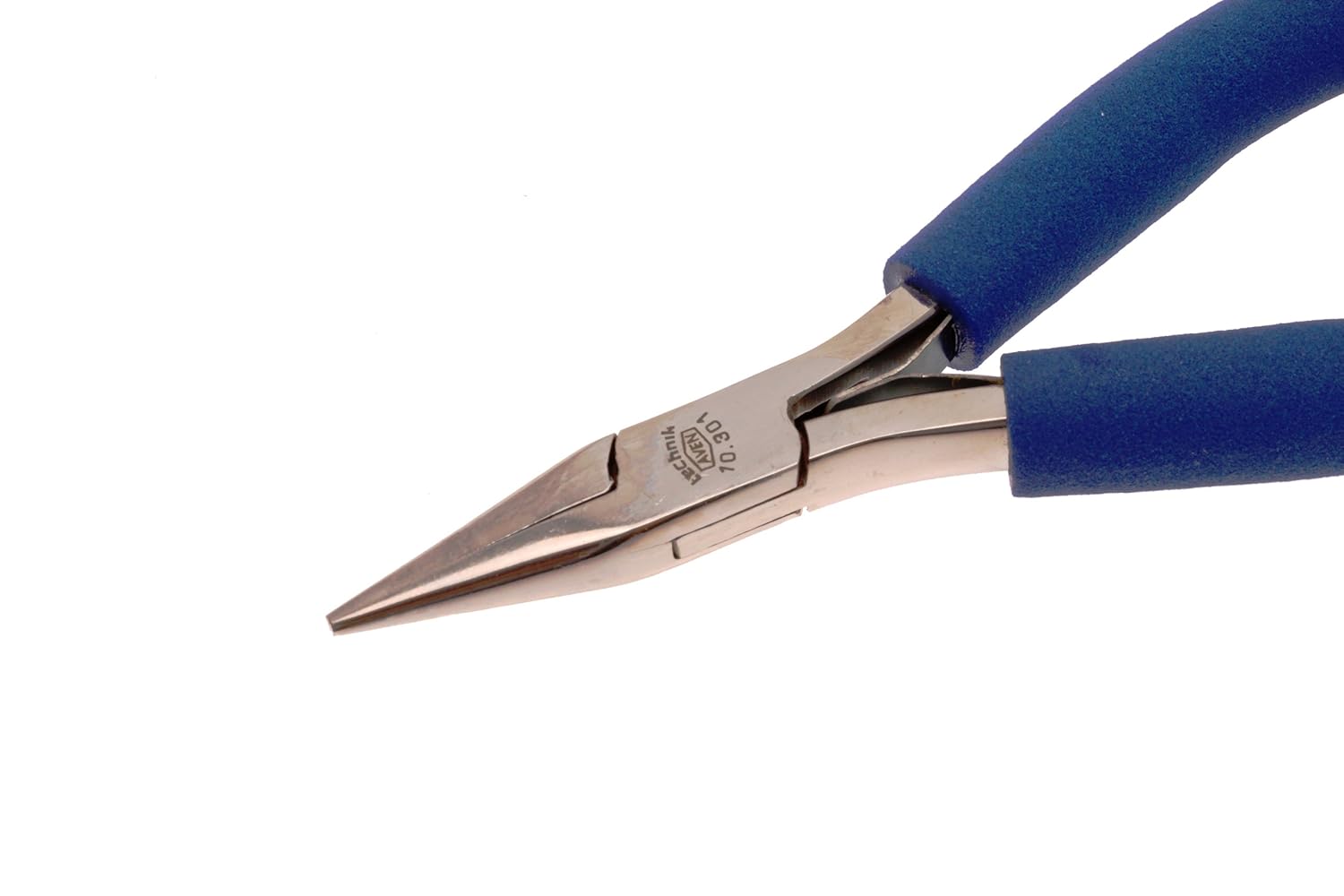 Aven 10301 Technik Stainless Steel Smooth Jaw Chain Nose Plier, 59/64 Jaw Length, 4-1/2 Overall Length