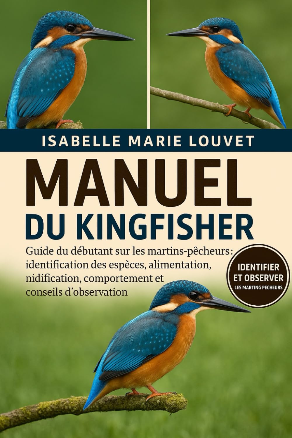 MANUEL DU KINGFISHER: Guide du débutant sur les martins-pêcheurs : identification des espèces, alimentation, nidification, comportement et conseils d’observation