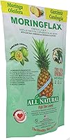 Vista 5 de Morinflax, Moringa y Semilla de Linaza, Suplemento Alimenticio Alto en fibra, 16 Oz, Bolsa.