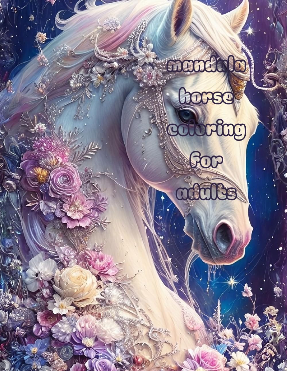 mandala horse coloring for adults: beautiful horses for stress relief and relaxation