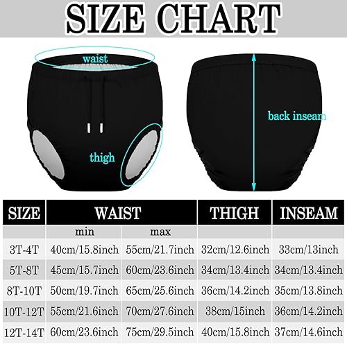 Miniatura 6 de 2 piezas de pañales de natación para jóvenes, necesidades especiales, reutilizables, de tela, impermeables, para incontinencia para natación, unisex