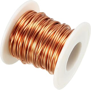 MTTHAHA Copper Wire Beaded Jewelry Craft Wire, Used for Jewelry Crafts Making, Ornaments Floral Decoration Copper Wire, 18Gauge -1 mm, 164 FT-10.5 OZ