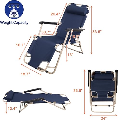 Miniatura 8 de Dporticus - Juego de 4 sillas de salón con reposapiés y almohada extraíble
