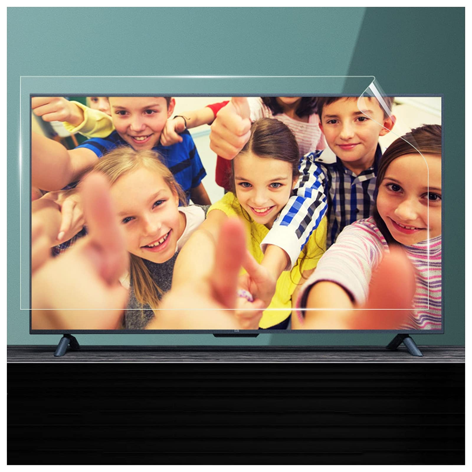 Filtre anti-reflet TV 49" efficace à 90% avec revêtement anti-rayures durable
