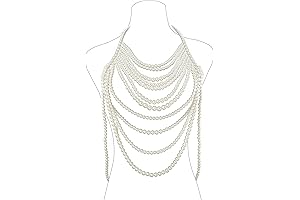 Sparkling Pearl Body Chain
