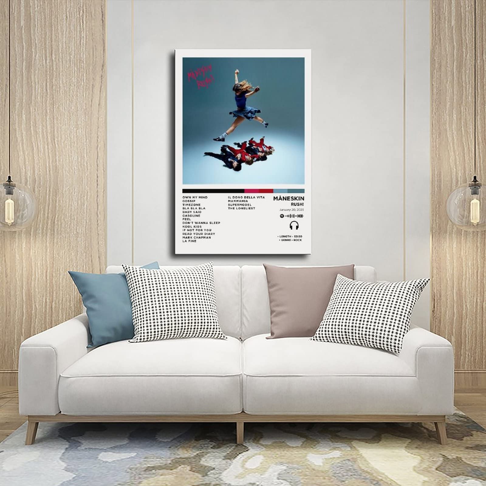 Måneskin RUSH are U Coming Poster, Home Decor, Wall Decor Måneskin RUSH are U Coming Poster, Home Decor, Wall Decor
