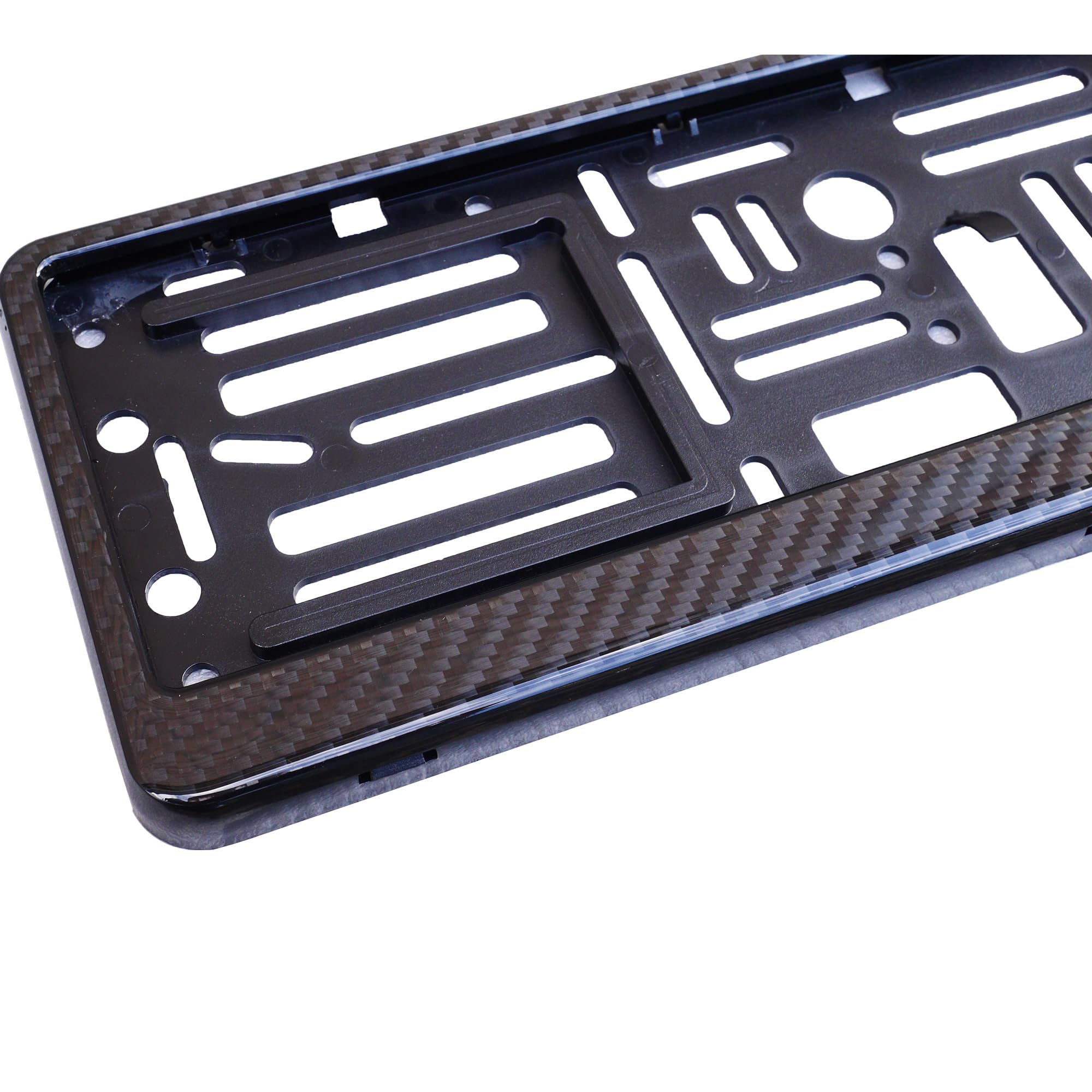 Simoni Racing PTX/CF Support de Plaque d'Immatriculation Arrière Universel en Véritable Carbone