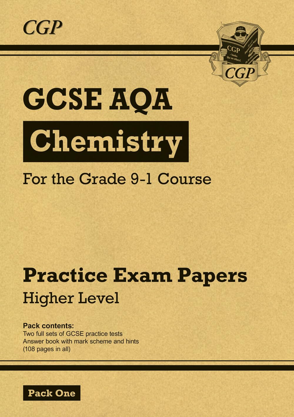Coordination Group Publications Ltd (CGP) Grade 9-1 GCSE Chemistry AQA Practice Papers: Higher Pack 1 Paperback – Big Book, 30 August 2017