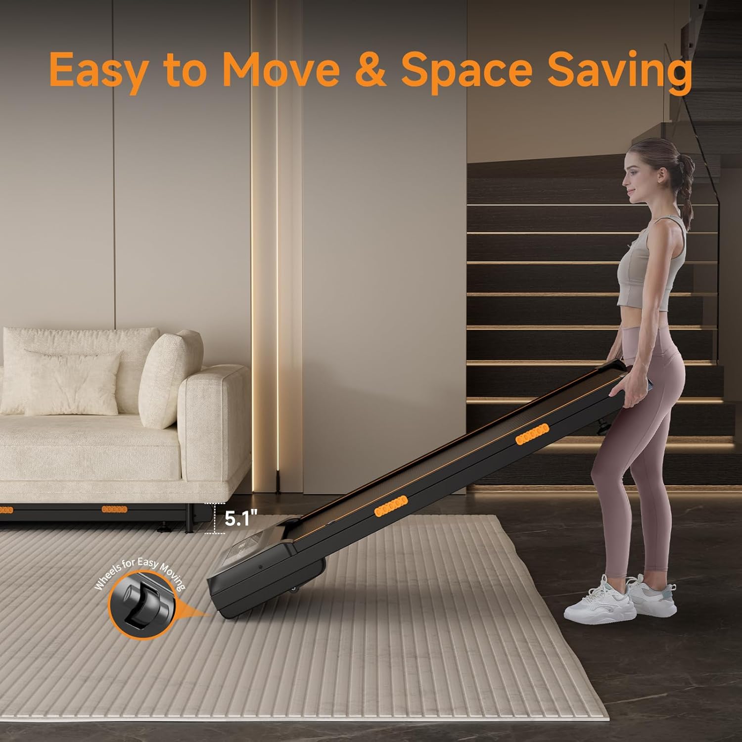 Walking Pad with Auto Incline, Under Desk Folding Treadmill with Remote Control and LED Display for Home Office, 3HP Portable Walking Jogging Running Machine, 300 LB Capacity Walking Pad with Auto Incline, Under Desk Folding Treadmill with Remote Control and LED Display for Home Office, 3HP Portable Walking Jogging Running Machine, 300 LB Capacity