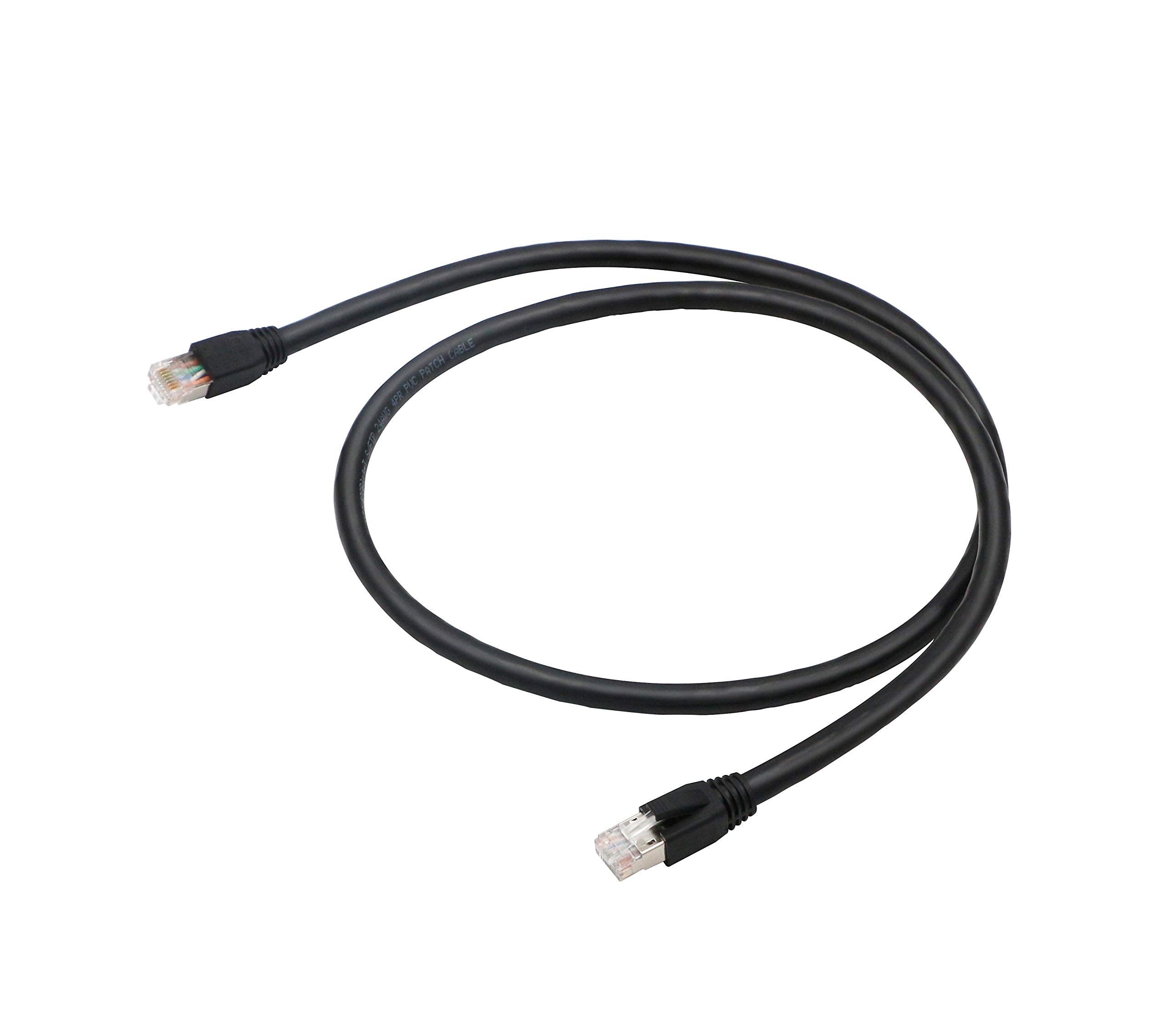 RiteAV - Cavo Ethernet di rete Cat8 - Nero - 1,5 m
