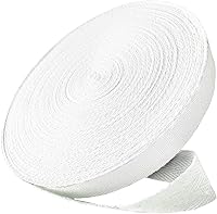 Vista 9 de Abbaoww Cinta de Sarga de Algodón de 50 Yardas de 1 Pulgada, Cinta de Tejido Natural Suave Tipo Espiga para Costura Manualidades DIY, Negro