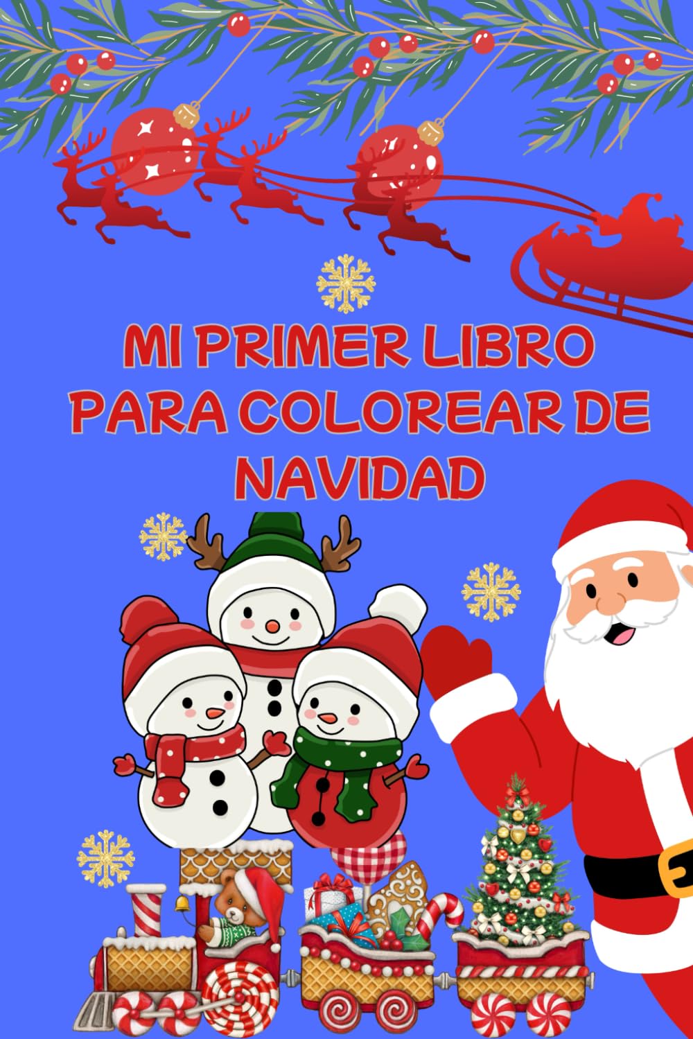 MI PRIMER LIBRO PARA COLOREAR DE NAVIDAD