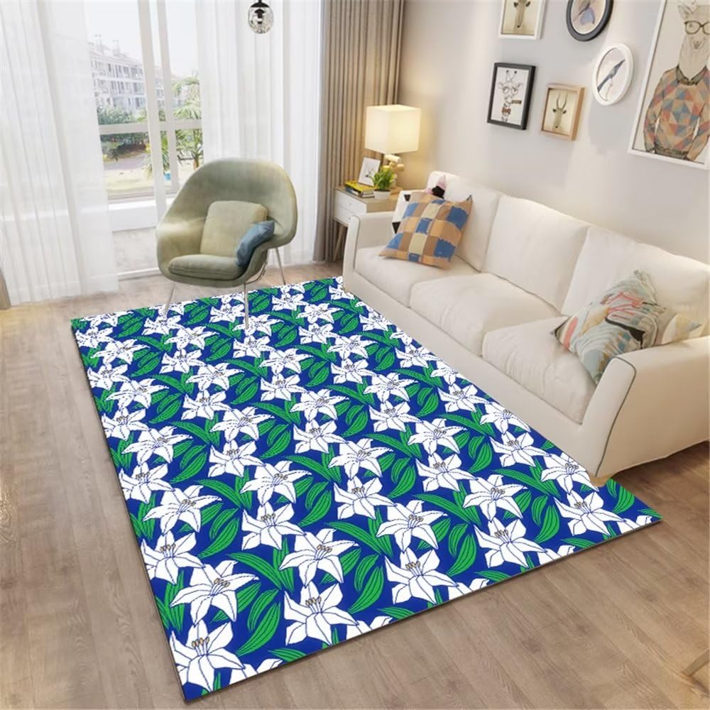 Tapis sol vert frais lavable et résistant pour couloir long ou terrasse de restaurant