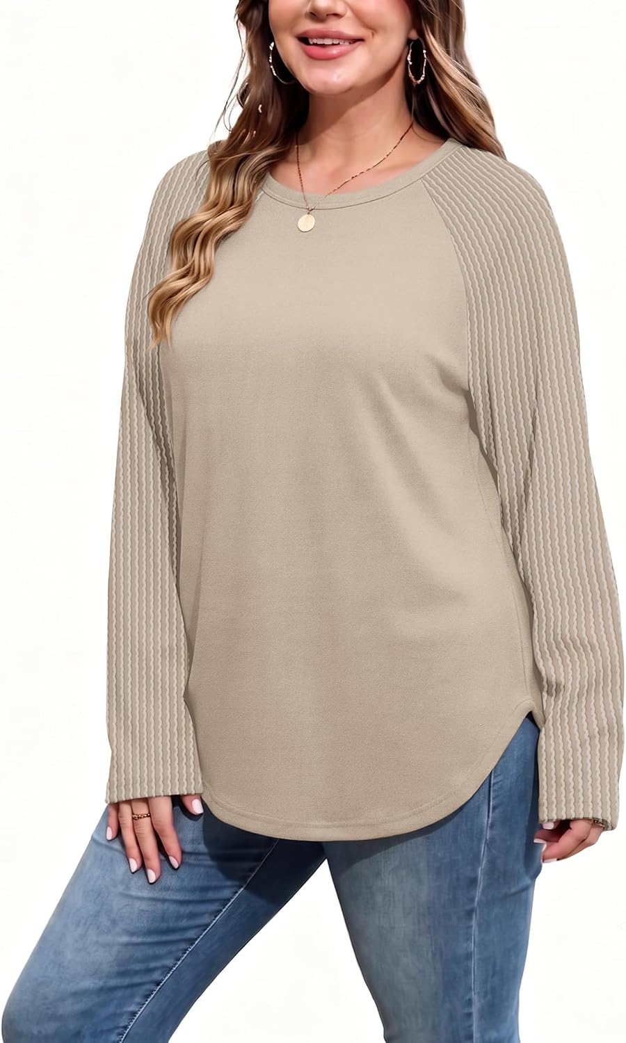 WIHOLL Sweatshirt for Women Fall Outfits Tunic Tops Long Sleeve Shirts image 4