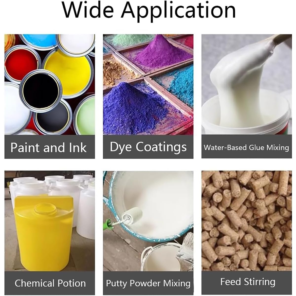 LYDZUSDP Paint Mixer,Pneumatic Paint Mixer Machine,5 Gallon Pneumatic Mixer with Aluminum Alloy Impeller,Mix Well for Paint Mixing in Paint Factory