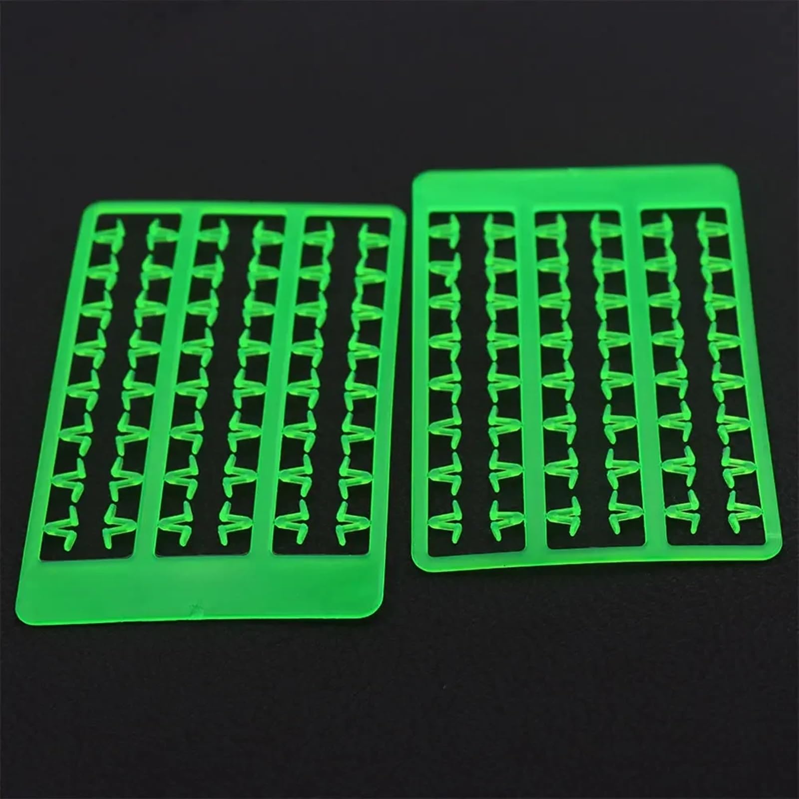 10 Tarjetas Línea de Pesca Extensión de Cabello Cuentas de Tope Aparejo de Carpa Cebo Boilie Tapones for Pesca Accesorios de Línea de Anzuelo de Carpa Aparejos Pesca en Barco Herramienta de Pesca Pesc