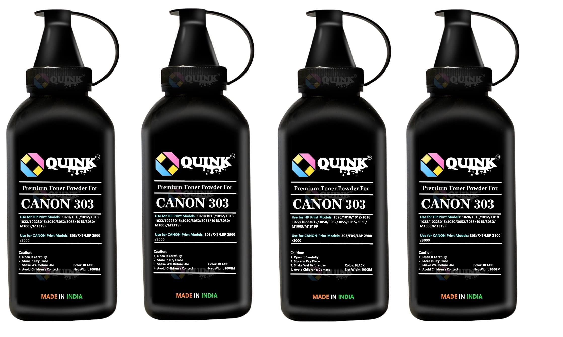QUINK 303 Toner Powder forCanon 303 703 103 CRG 303 Toner Cartridge for LBP 2900, LBP 2900B,LBP 3000 (400GM)-image-17
