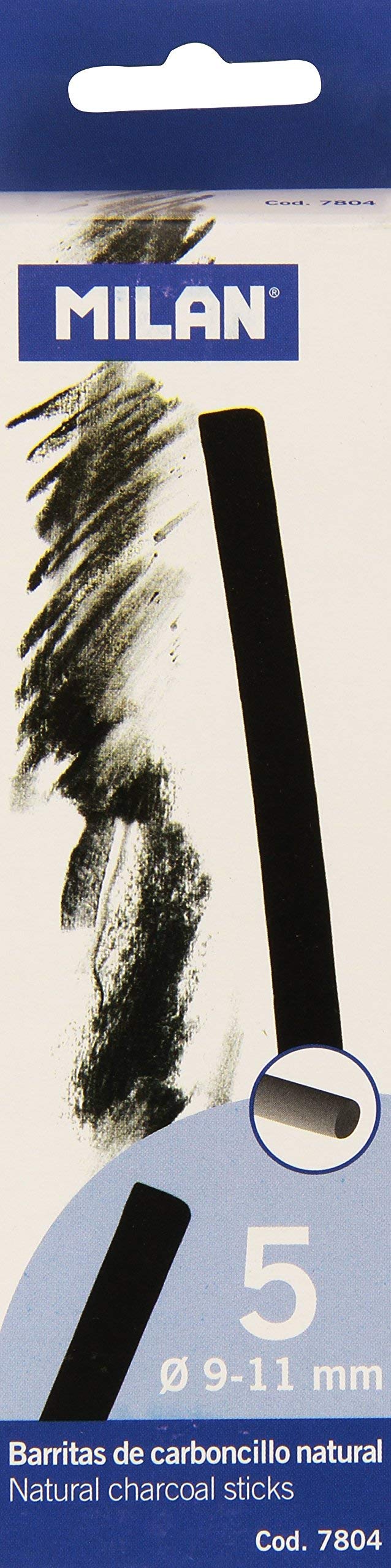 MILAN 7804 - Carboncillo, 5 unidades, 218679