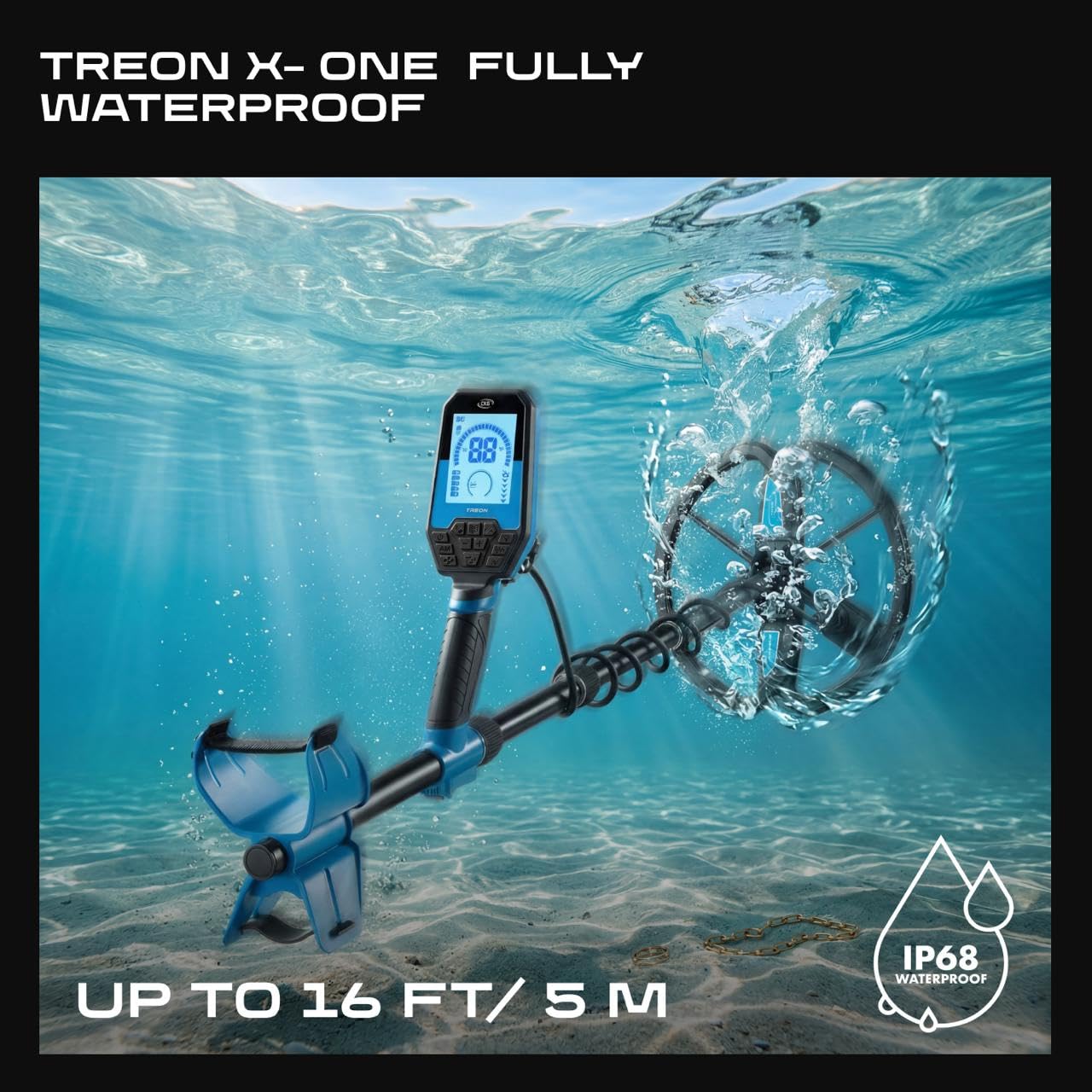 CKG Détecteur de métaux pour adultes professionnels, Treon X - One