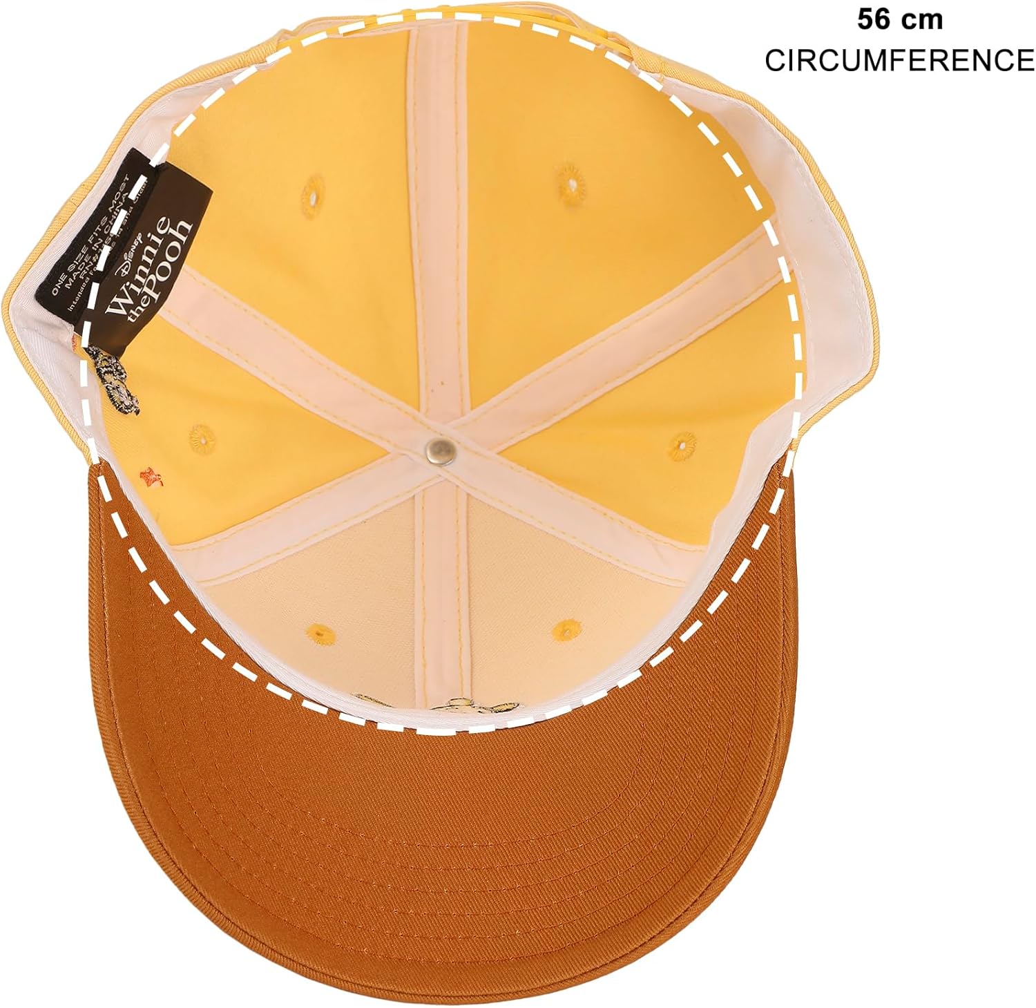 Winnie The Pooh Toothbrush Embroidery Cotton Twill B2 Ball Cap Traditional Adjustable - Image 5