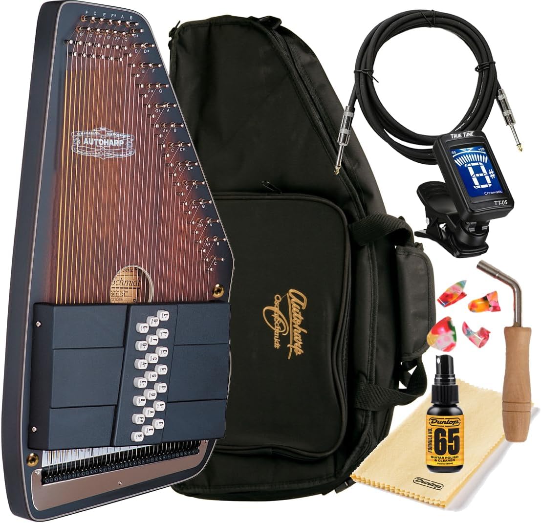 Oscar Schmidt OS21C 21 Chord Classic Autoharp with AC445