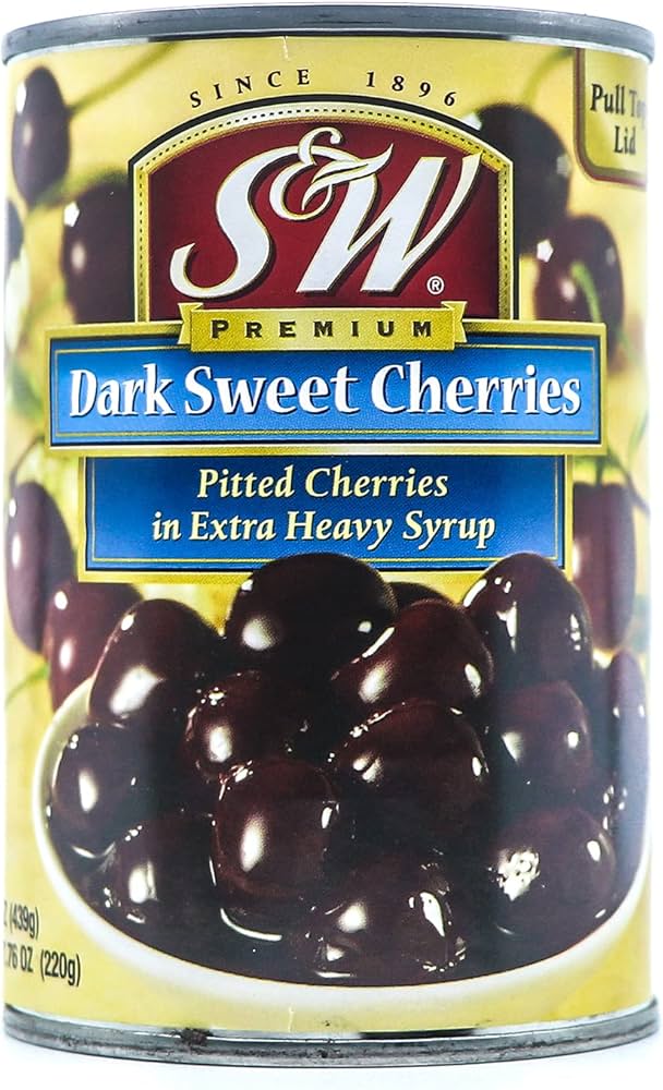 Amazon | S&W ダークスウィートチェリー 4号缶 (E.O) 439g | S & W
