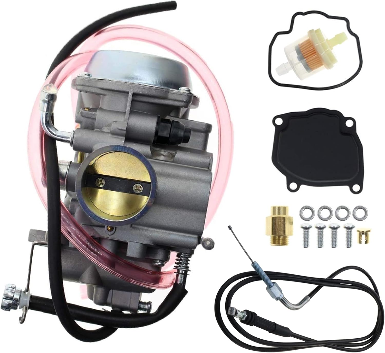 FMTSP Carburetor with Throttle Cable, for (19961998) Suzuki King Quad 250 LTF4WDX