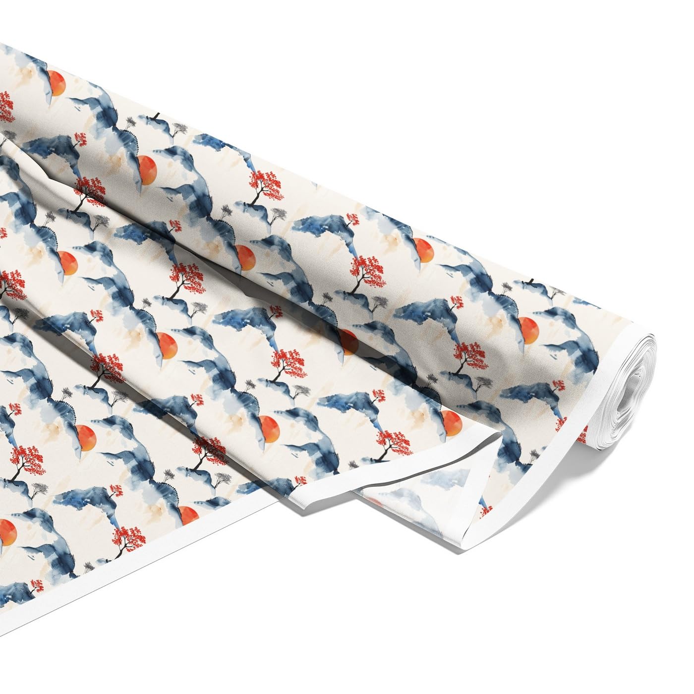 HEKO PANELS Tela Oxford impermeable primavera acuarela japonesa 5 metros