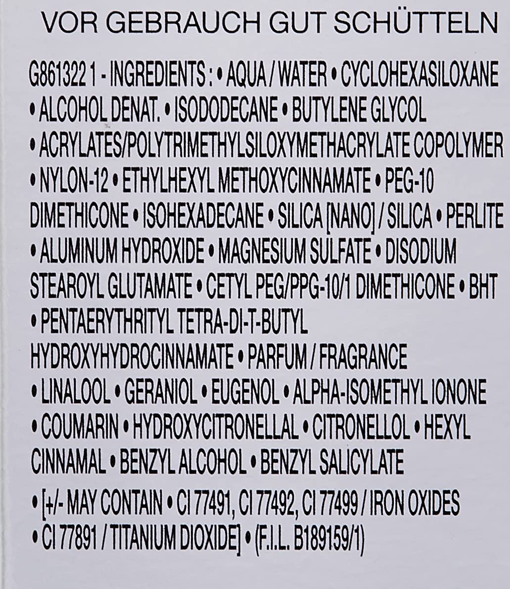 Lancôme Teinte Idole Ultra Wear Fondotinta Liquido, 05 Beige Noisette, 30 ml