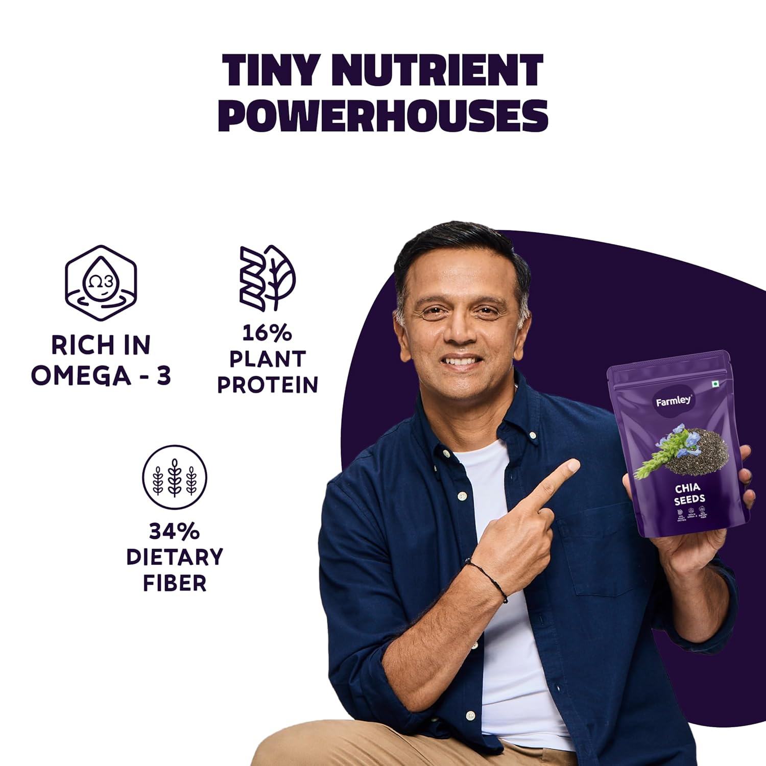 Buy Now Farmley Chia Seeds 200G I Seeds For Eating | Seeds For Weigh... 3 Buy Now Farmley Chia Seeds 200G I Seeds For Eating | Seeds For Weigh...