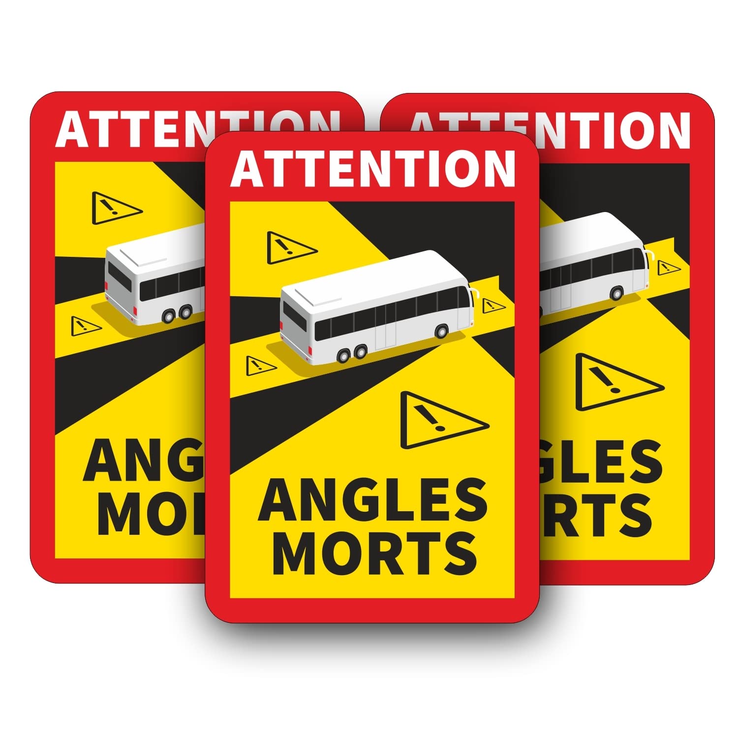 Angles Morts hin682 - Calamite per la Francia, 3 pezzi, con protezione UV, resistente alle intemperie, autobus e camper