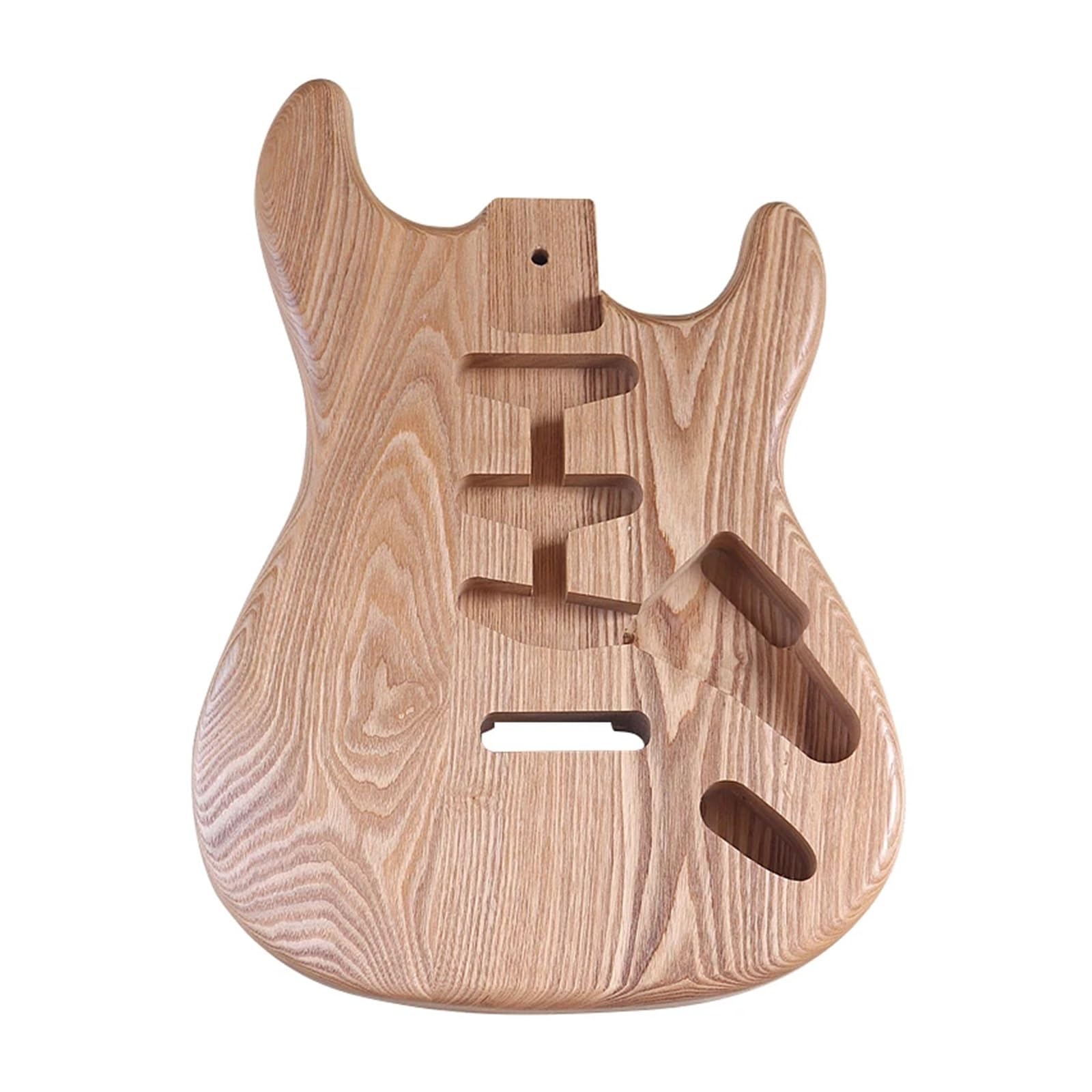 Cuerpo de guitarra eléctrica de madera de fresno, barril de guitarra Natural for guitarra eléctrica Diy