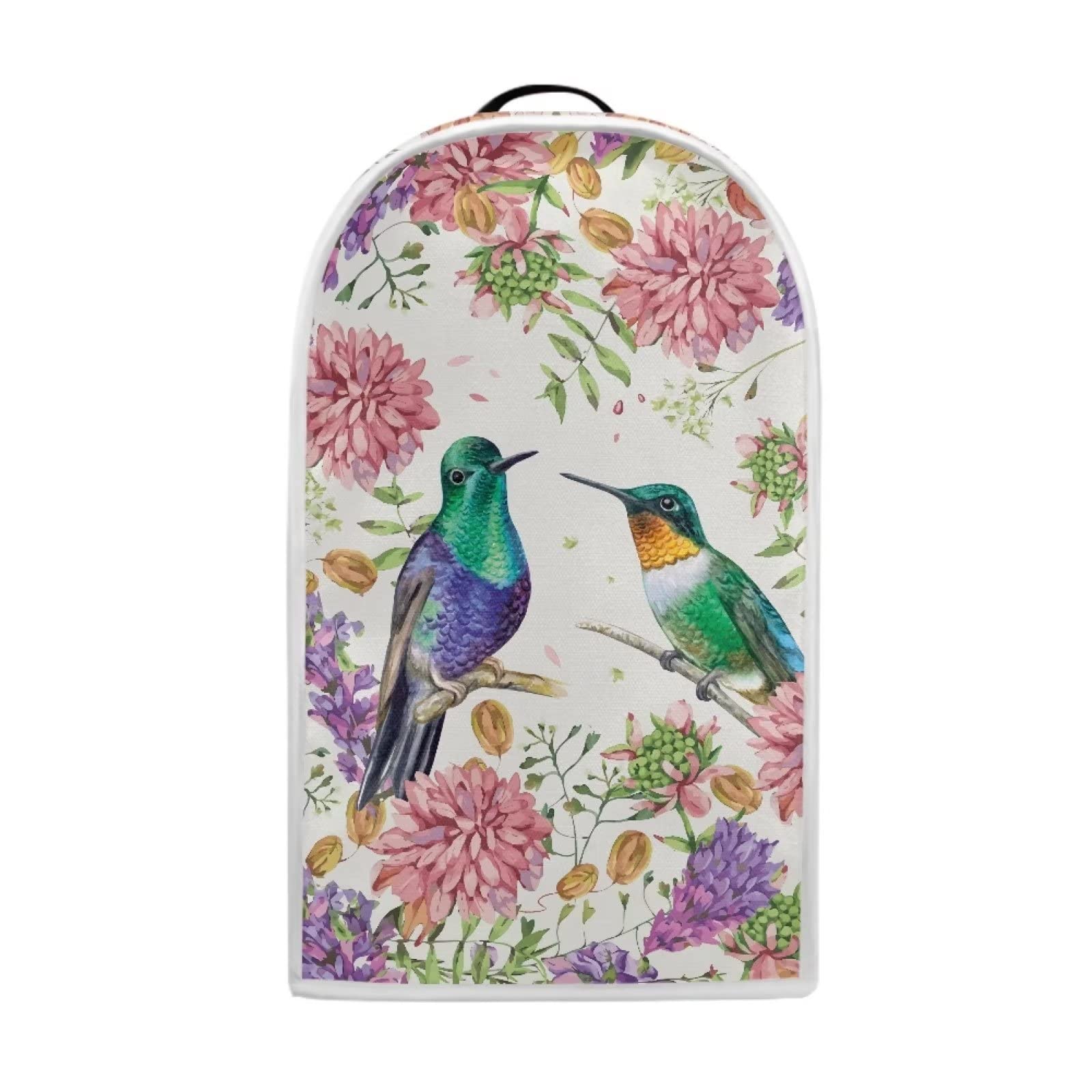 Yuuxorilu Cute Hummingbird Blender Dust Cover, Stand Mixer or Coffee Maker Appliance Cover Anti Fingerprint Polyester Dust Proof Stain Resistant Blender Cover for Home Kitchen