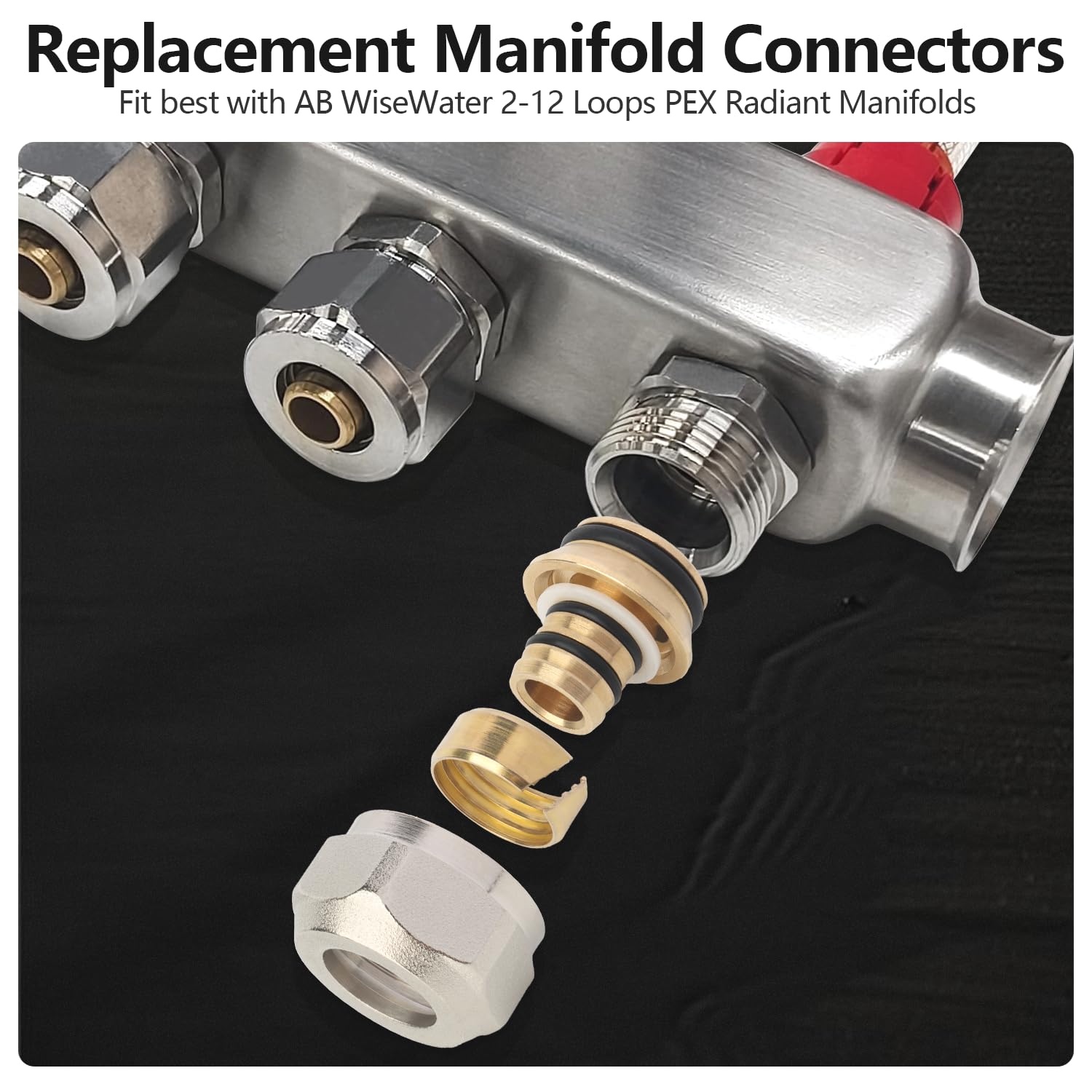 Pex Nut Snapklik.com : AB 10 Pcs 1/2