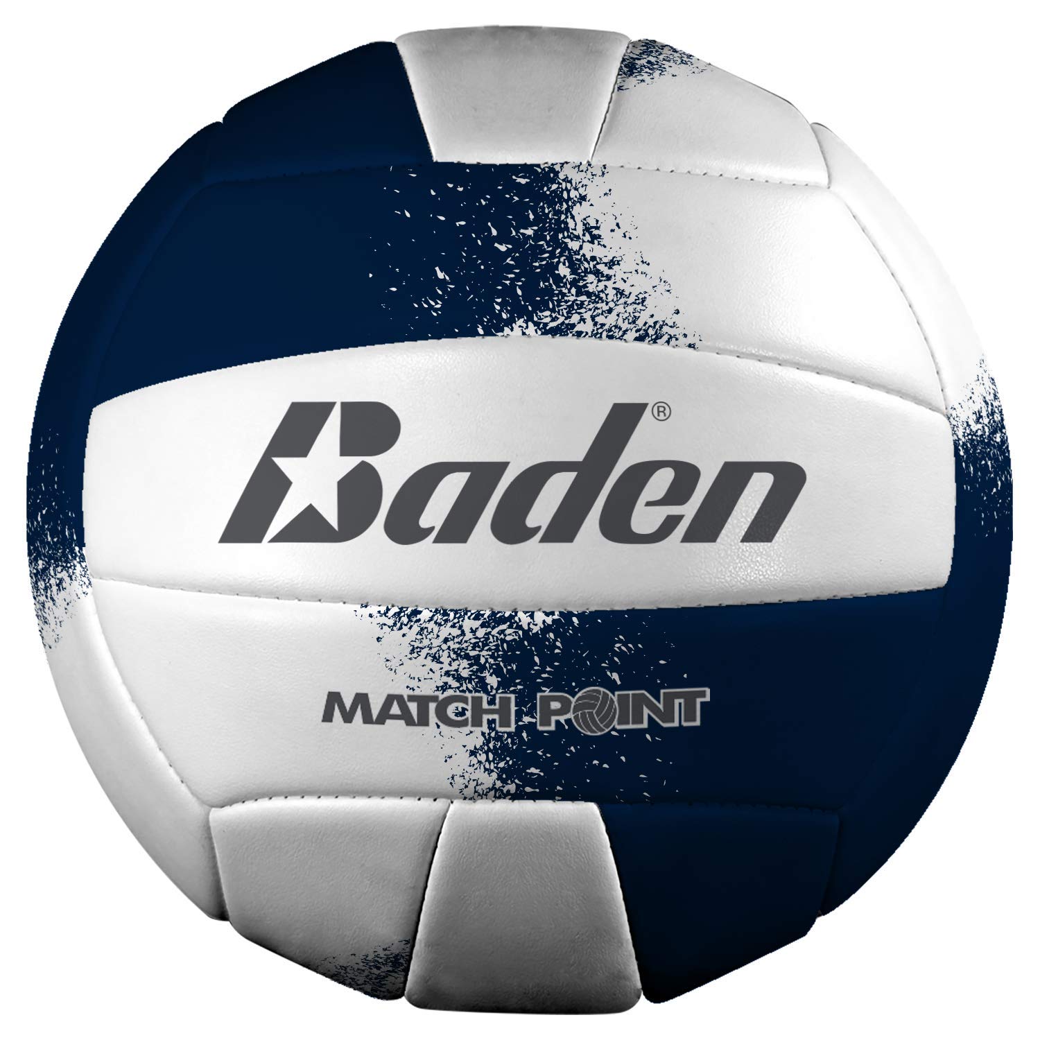 Baden Match Point Cushioned Synthetic Leather Volleyball | Official Size 5 | Ideal for Outdoor Recreation, Backyard Play, and College Camps | Suitable for All Ages — image 1