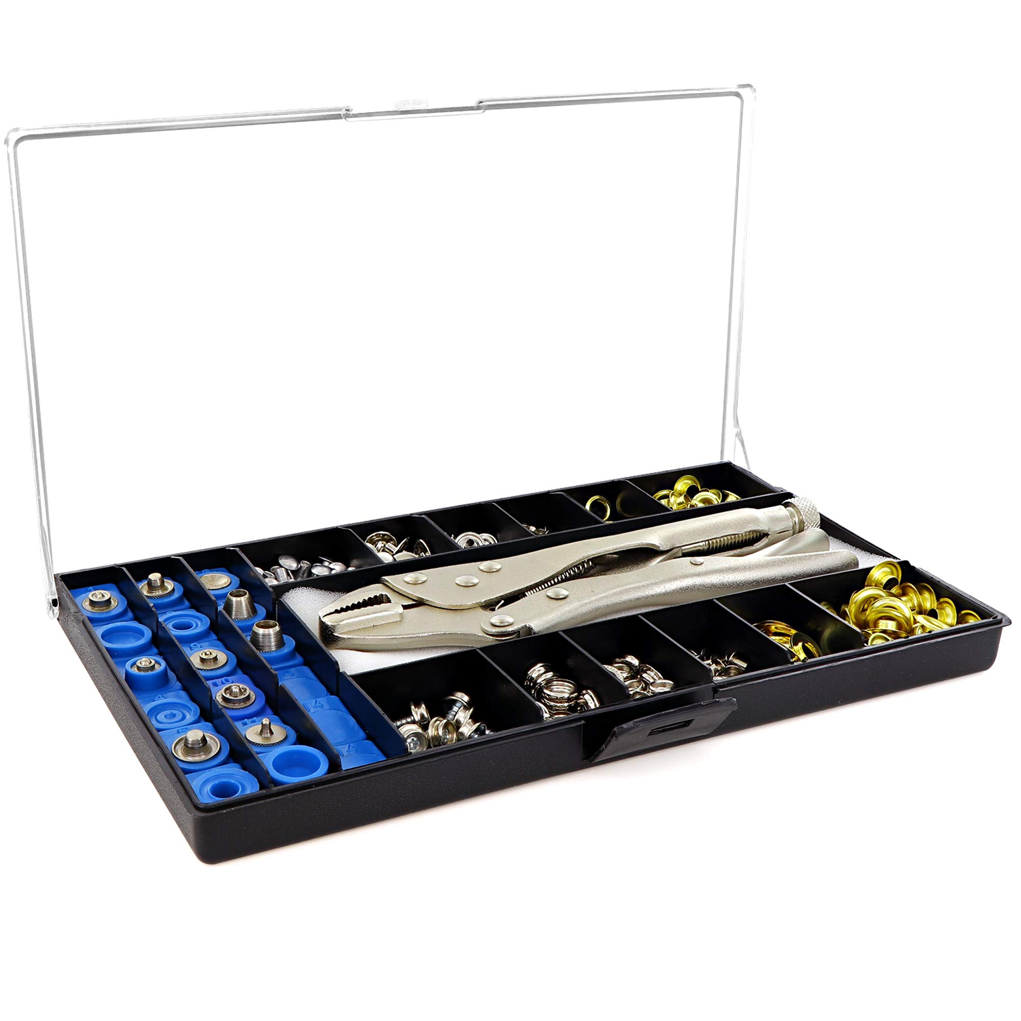 RAMPRO AllinOne Snap, Grommet, Eyelet & Rivet Plier Tool Kit The