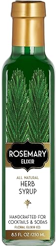 Floral Elixir Co. - Jarabe de hierbas naturales para cĂłcteles y refrescos, 8.5 onzas (romero) Floral Elixir Co. - Jarabe de hierbas naturales para cĂłcteles y refrescos, 8.5 onzas (romero)