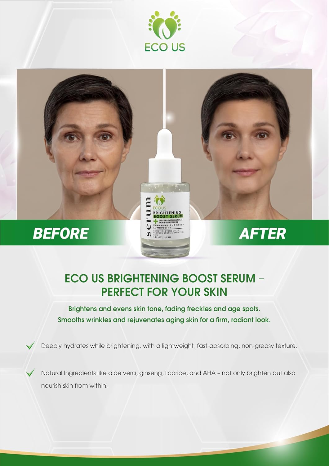 Brightening Boost Serum - Fades Dark Circles & Pigmentation