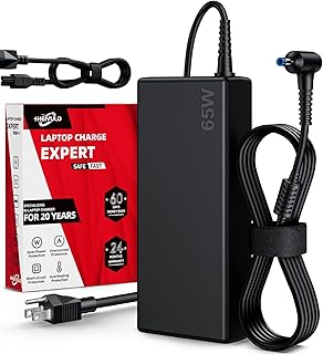 65W 45W Laptop Charger for HP Chromebook EliteBook Pavilion x360 11 13 15 Envy x2 Computer Charger Spectre Power Supply Cord 820 830 840 850 G6 G3 G4 G5 G7 ProBook 640 650 450 430 440 455 470 Adapter