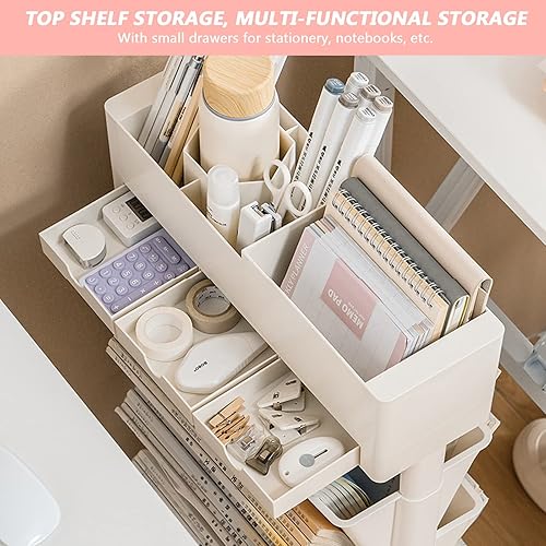 Miniatura 3 de EGEN Estantería industrial de 5 niveles, estante de escalera para libros, estantes de almacenamiento, marco de ABS para muebles de acento, muebles