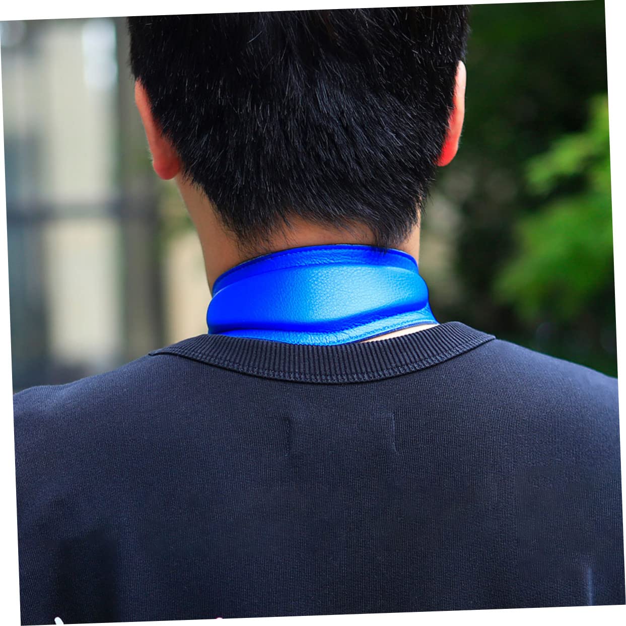 ibasenice 3pezzi Cinghia Per Sassofono Imbottito Tracolla Comoda e Traspirante Per Musicisti Colore Blu Accessorio Per Strumenti Musicali
