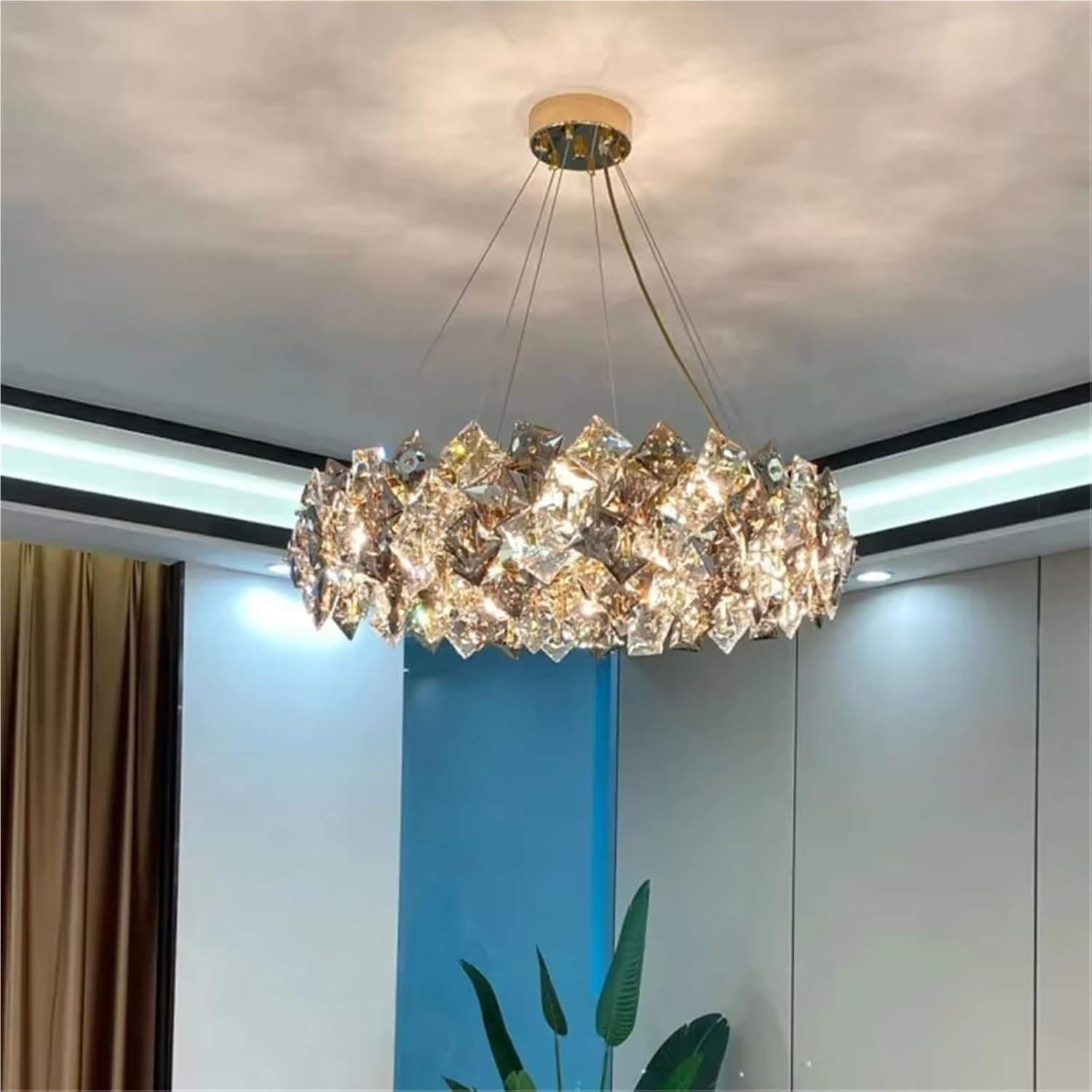 Crystal Chandelier Lighting Modern Luxury for Living Room Bedroom Dinning Table Lamp 110v-240v Fixture,luminaire