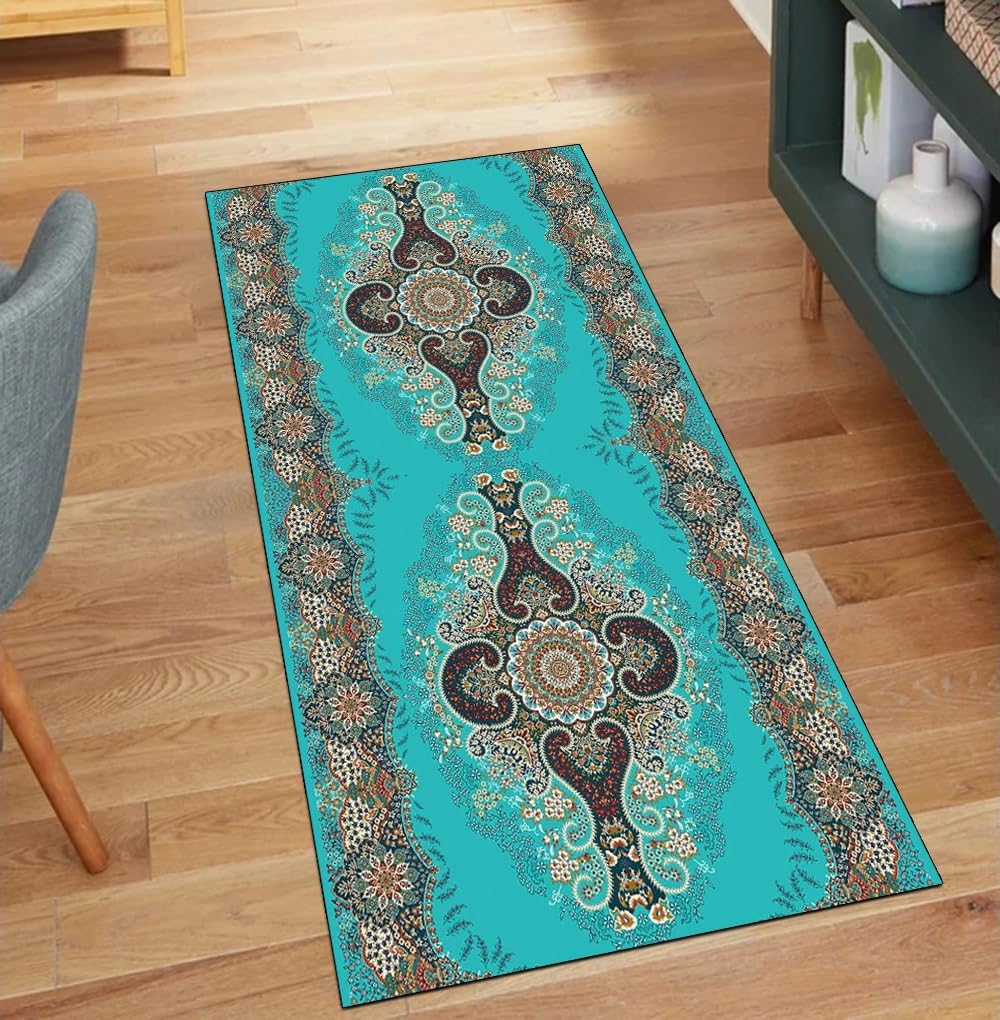 Alfombra de pasillo lavable y antideslizante para cocina y salón