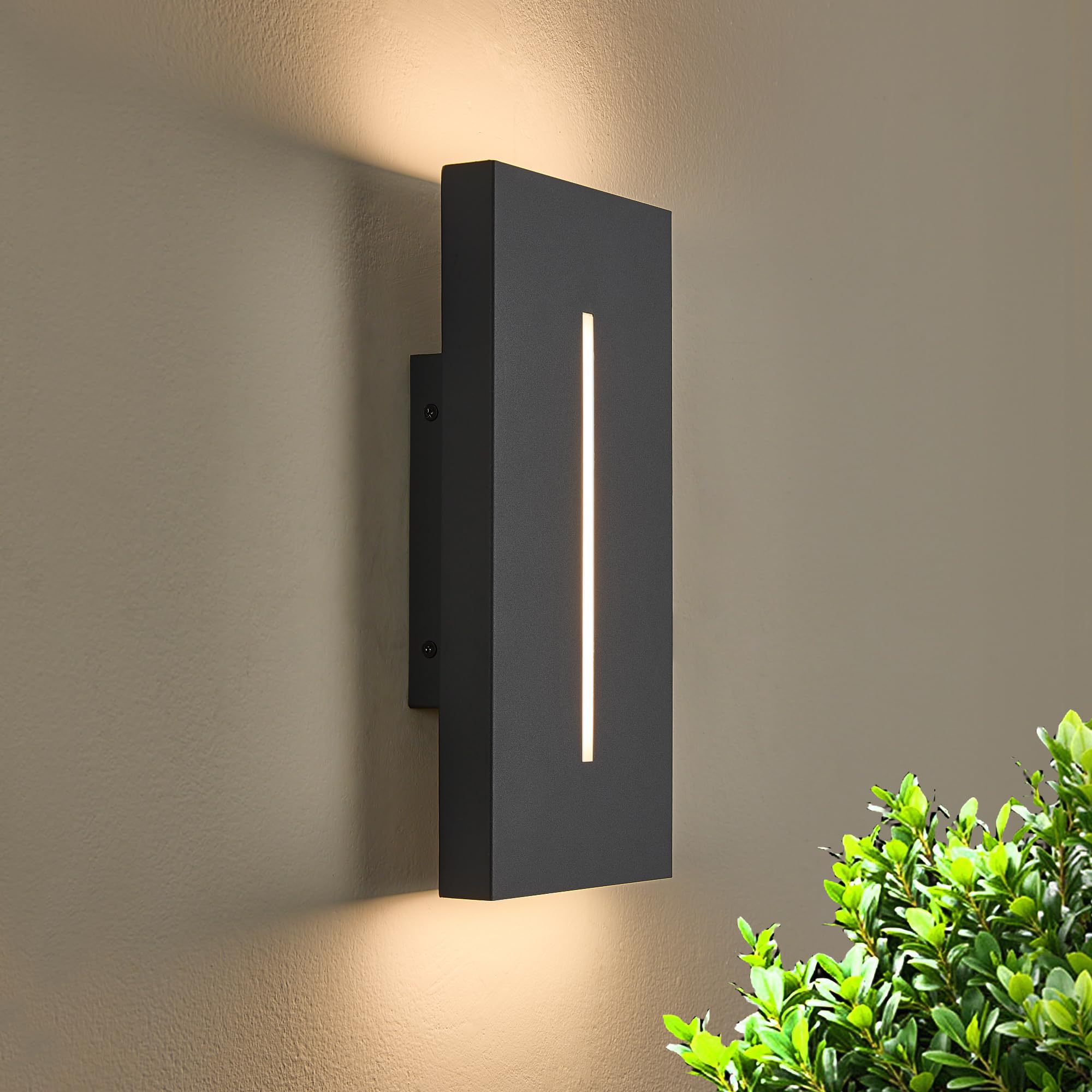 Photo 1 of Caringlight 12" LED Outdoor Wall Sconce