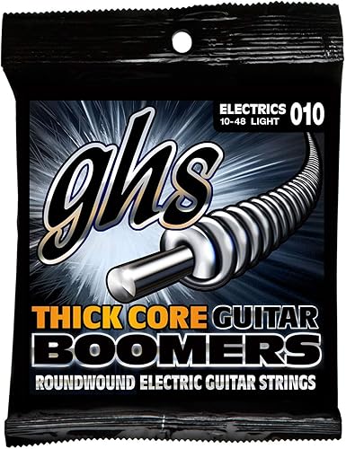 Miniatura 2 de GHS Strings Cuerdas de guitarra eléctrica de núcleo grueso Boomers (HC-GBL SET), ligero, 10-48