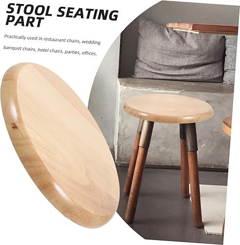Miniatura 4 de Taburetes de bar Taburete de bar Silla Taburete de bar de madera Asiento de repuesto Silla redonda Asiento Taburete de bar Accesorio para sillas de
