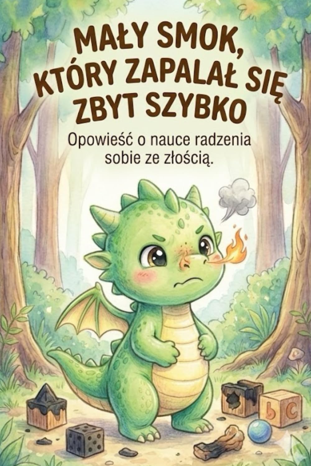 Mały Smok, Który Zapalał Się Zbyt Szybko: Bajka terapeutyczna dla dzieci o emocjach i radzeniu sobie ze złością – Opowieść na dobranoc z ćwiczeniami oddechowymi