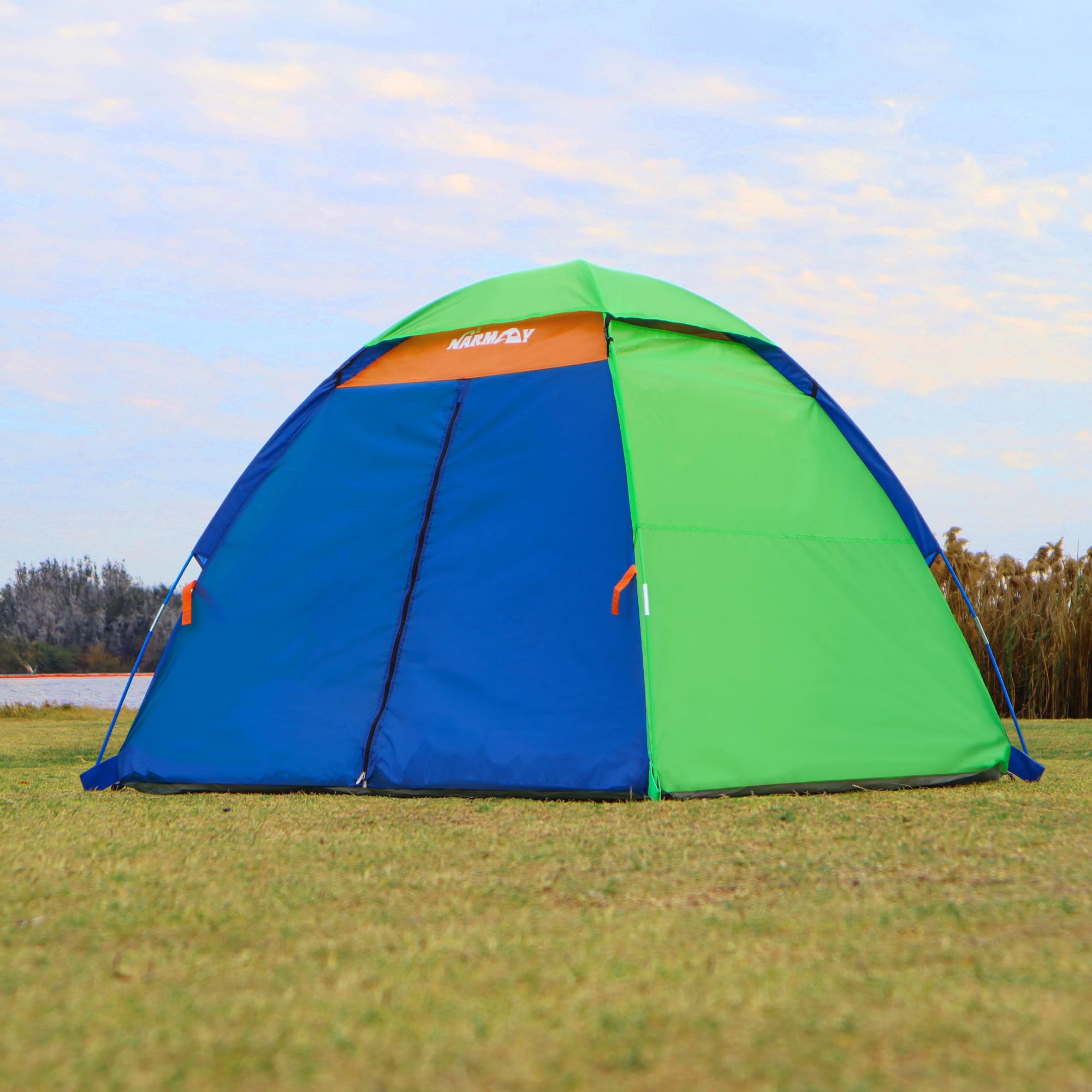 NARMAY(r) Play Tent Summer Camping Dome Tent for Kids Indoor/Outdoor Fun - 60 x 60 x 44 inch - Image 4