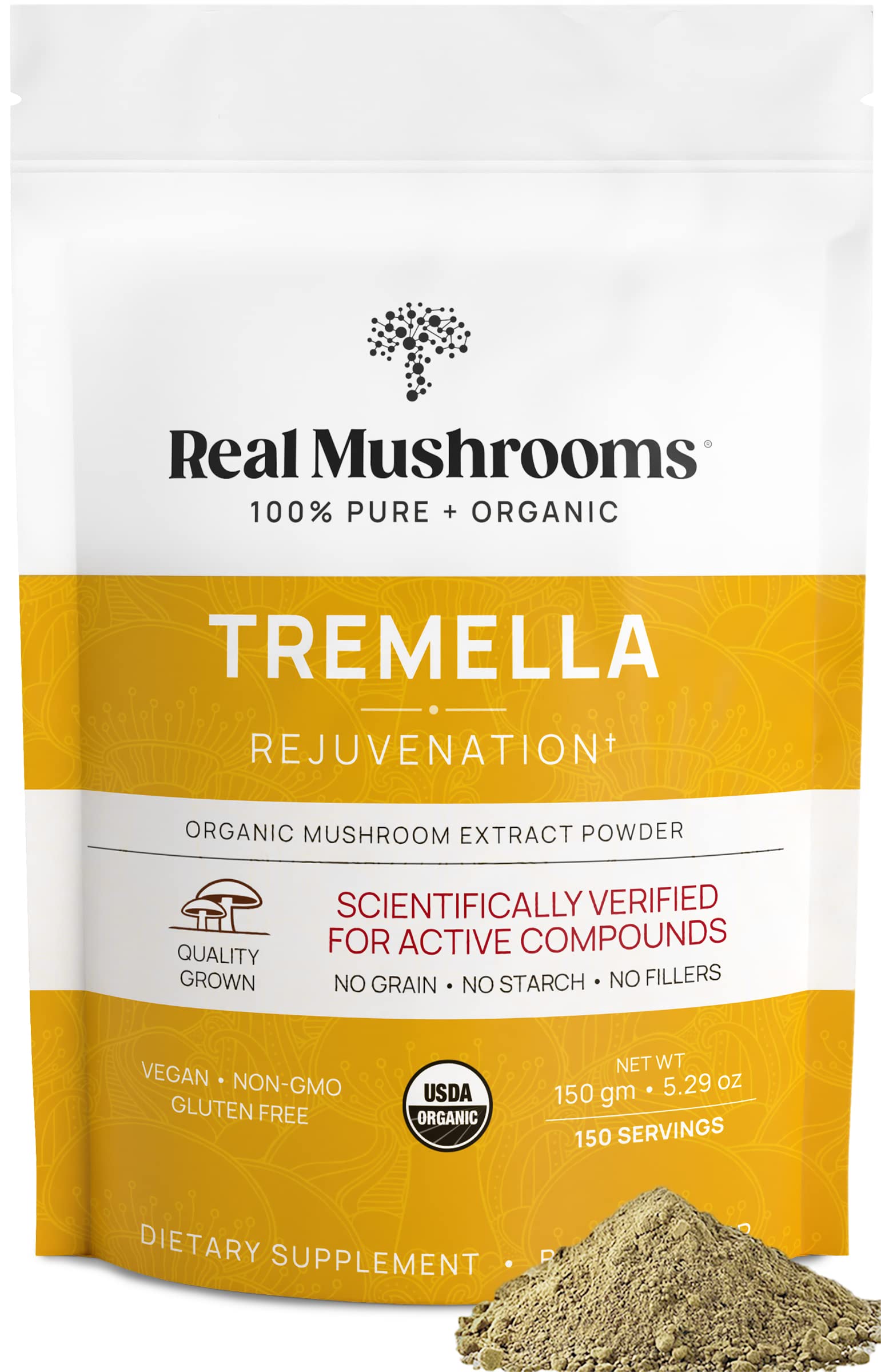 Real MushroomsTremella Powder (150g)